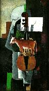 cow and violin Kazimir Malevich